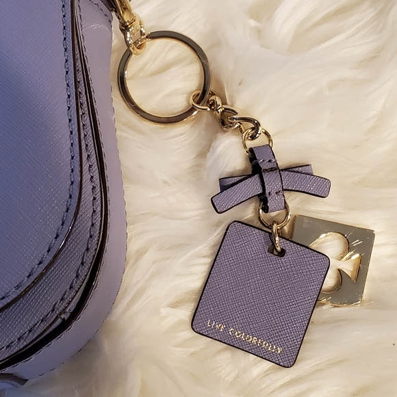 💥Kate Spade💥 Crossbody w/ Keychain Lavender - Picture 5 of 13